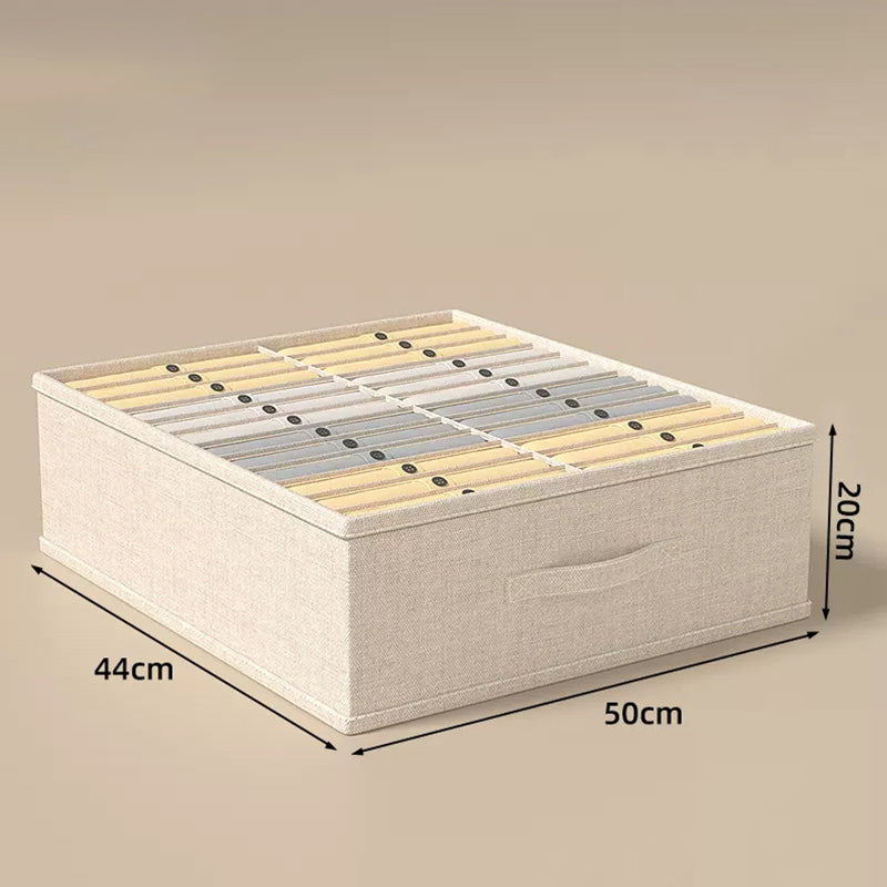 24 Cells Oxford Cloth Drawer Organizer Closet Divider Storage Box for Socks, Underwear