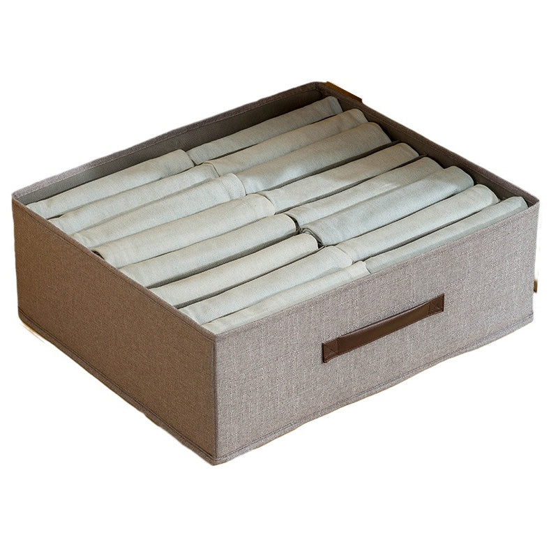 16 Cells Home Wardrobe Drawer Storage Box Oxford Cloth Organizer for Underwear Socks