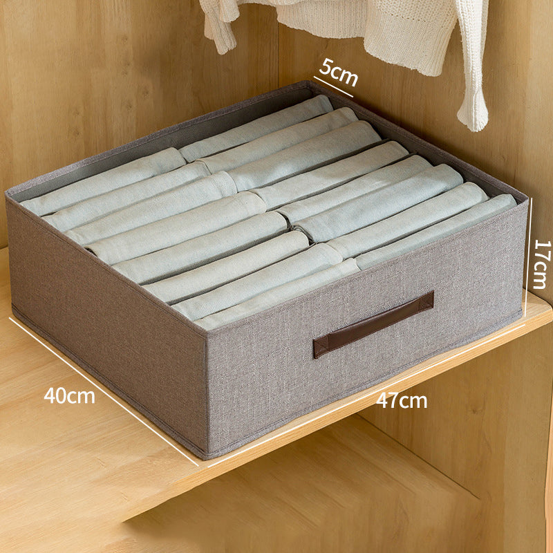 16 Cells Home Wardrobe Drawer Storage Box Oxford Cloth Organizer for Underwear Socks