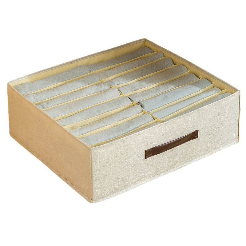 16 Cells Home Wardrobe Drawer Storage Box Oxford Cloth Organizer for Underwear Socks
