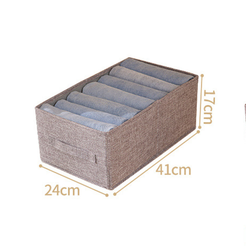 18L Polyester Organizer Wardrobe Clothes Drawer Storage Box with Handle Straps