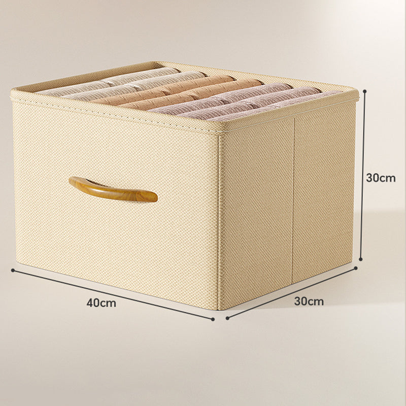 Size XL Closet Storage Box Drawer Divider Organizer with Handle for Pants Sweater