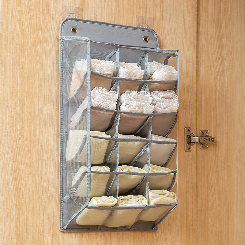Underpants Hanging Organizer Oxford Cloth Panties Storage Bag for Wardrobe