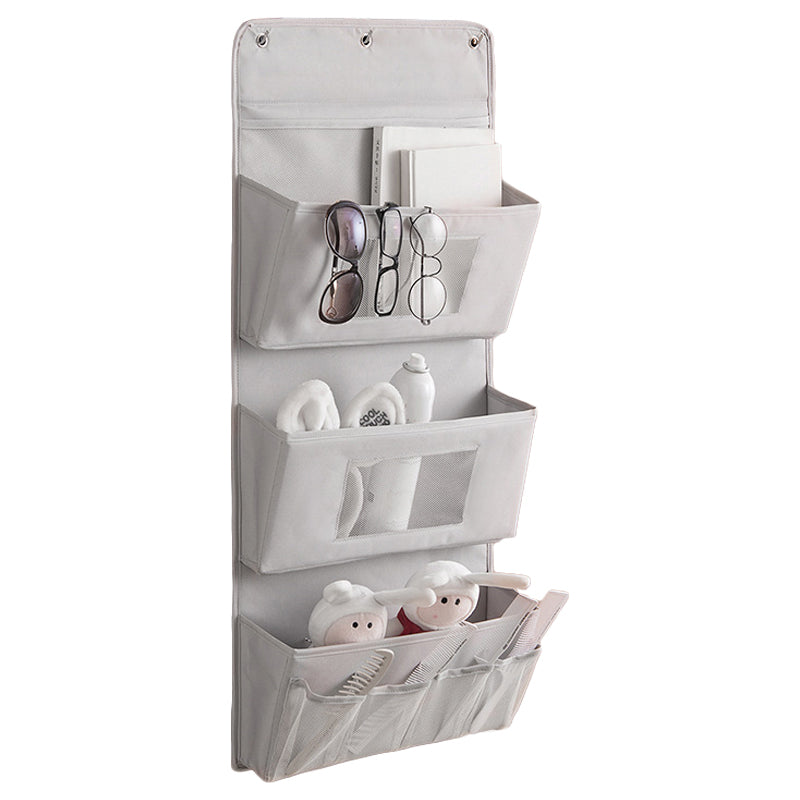 3-Layer Storage Bag 600D Oxford Cloth Wall Door Hanging Organizer Pouch
