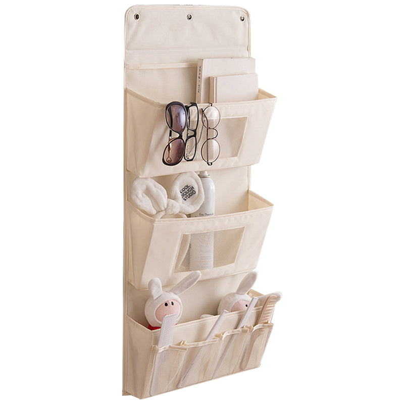 3-Layer Storage Bag 600D Oxford Cloth Wall Door Hanging Organizer Pouch