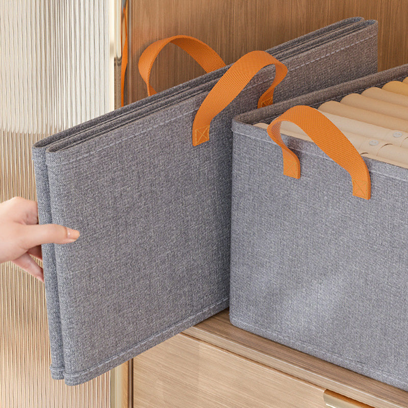 Wardrobe Storage Box Cationic PP Board + Oxford Cloth Foldable Organizer Case, Size S