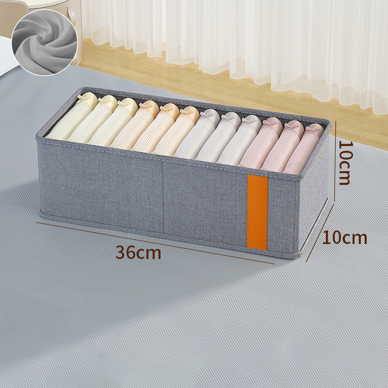 Wardrobe Storage Box Cationic PP Board + Oxford Cloth Foldable Organizer Case, Size S
