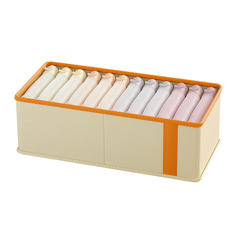 Wardrobe Storage Box Cationic PP Board + Oxford Cloth Foldable Organizer Case, Size S