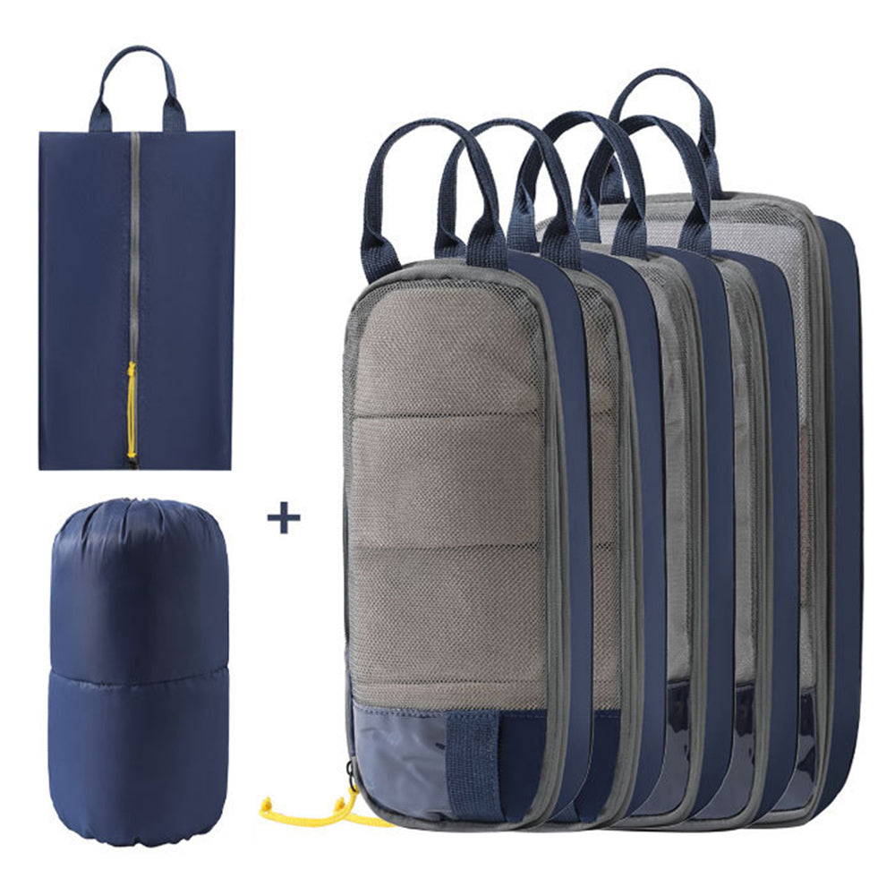 LXSN-000680 7PCS Oxford Cloth Storage Bags Luggage Compression Packing Pouch