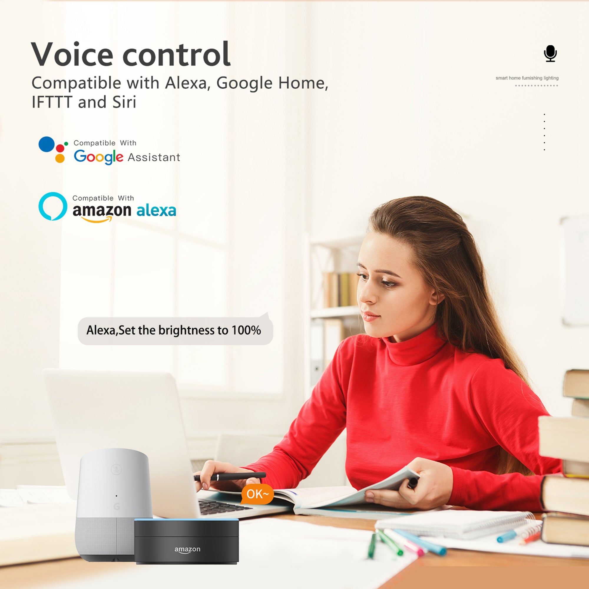 ZJ-WCLD-HC-RGB-CCT-S 30W Ultra-Thin RGBCW Ceiling Light with Smart WiFi and Bluetooth Remote Control