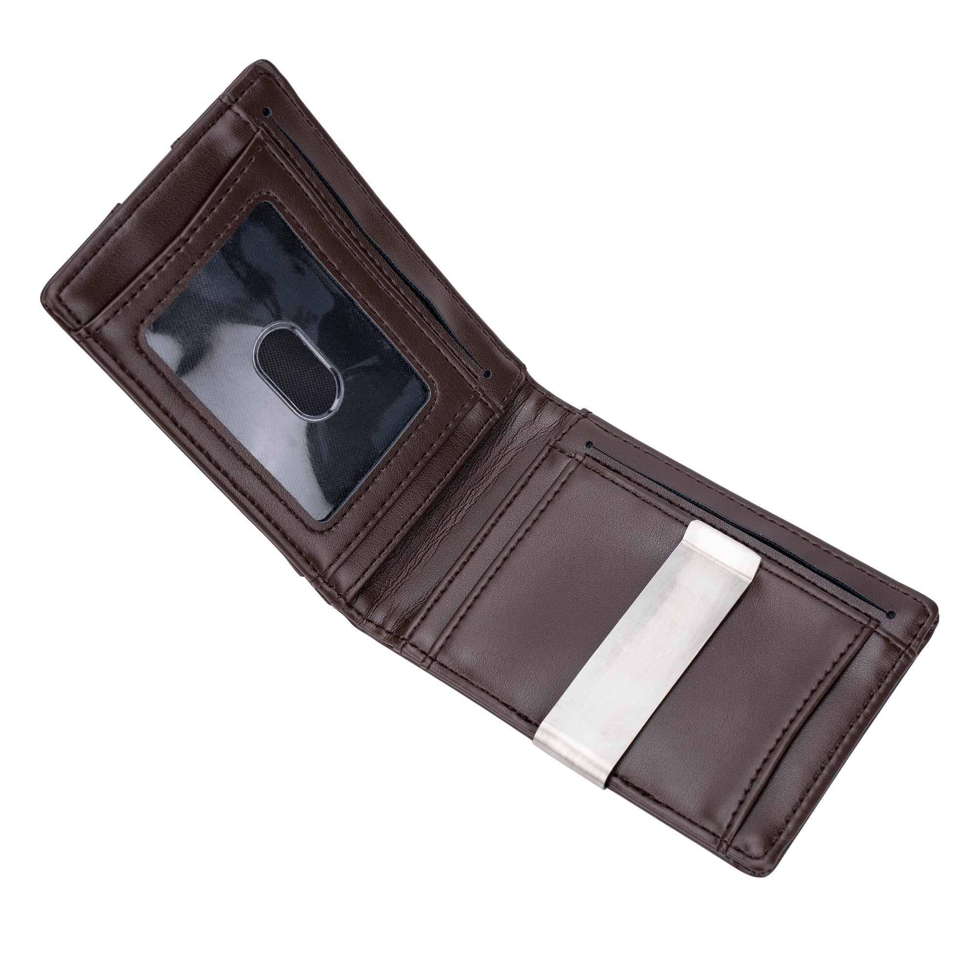 BAELLERRY K9313-K9314 Leather RFID Blocking Card Bag Card Storage Case Coin Purse