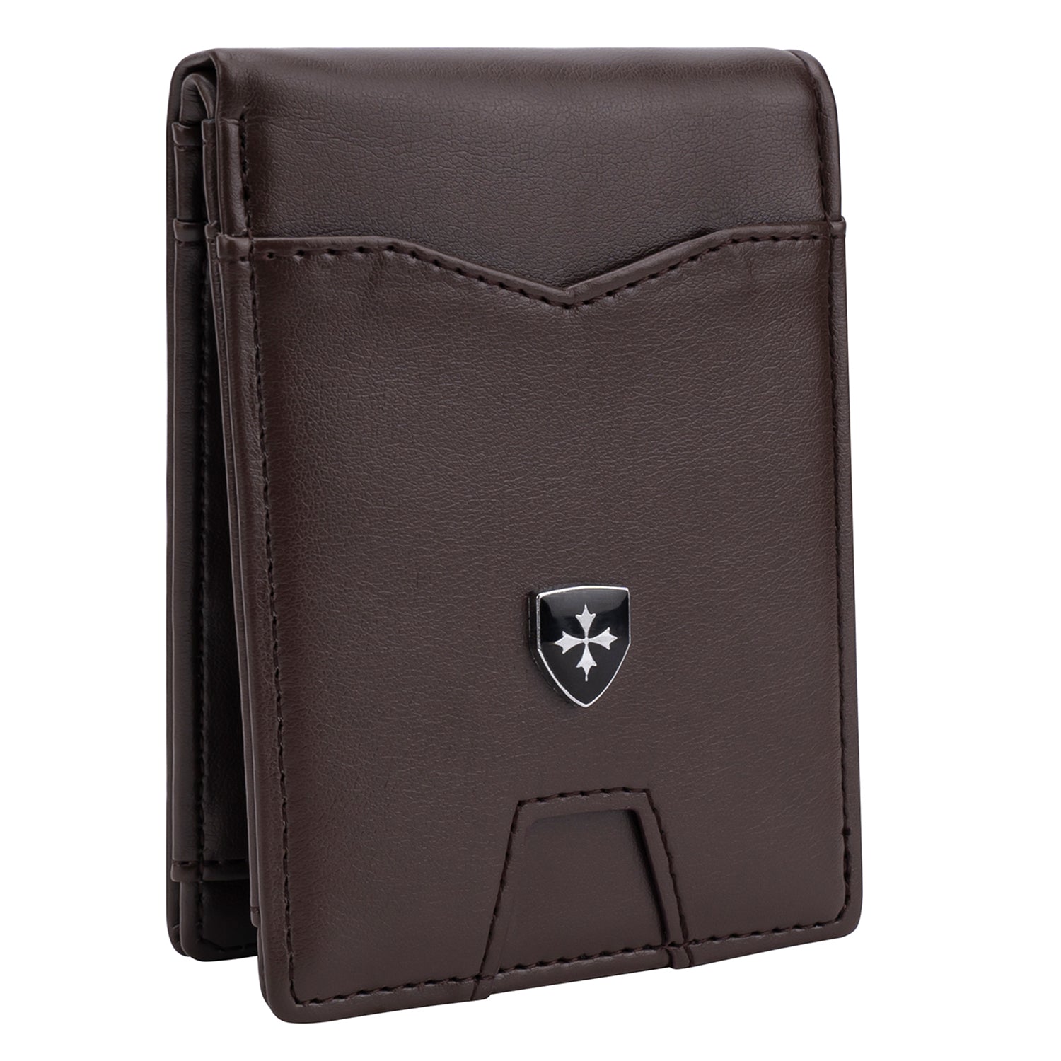 BAELLERRY K9315-K9316 Leather Wallet RFID Blocking Credit Card Holder Multi Card Case