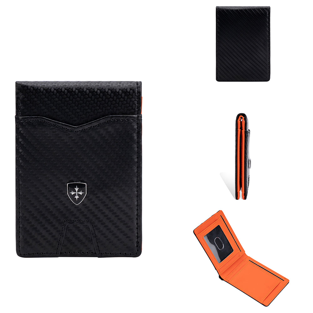 BAELLERRY K9315-K9316 Leather Wallet RFID Blocking Credit Card Holder Multi Card Case