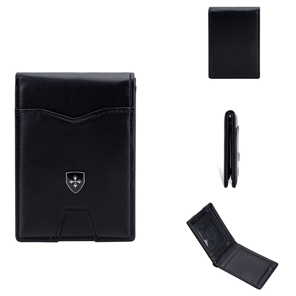 BAELLERRY K9315-K9316 Leather Wallet RFID Blocking Credit Card Holder Multi Card Case