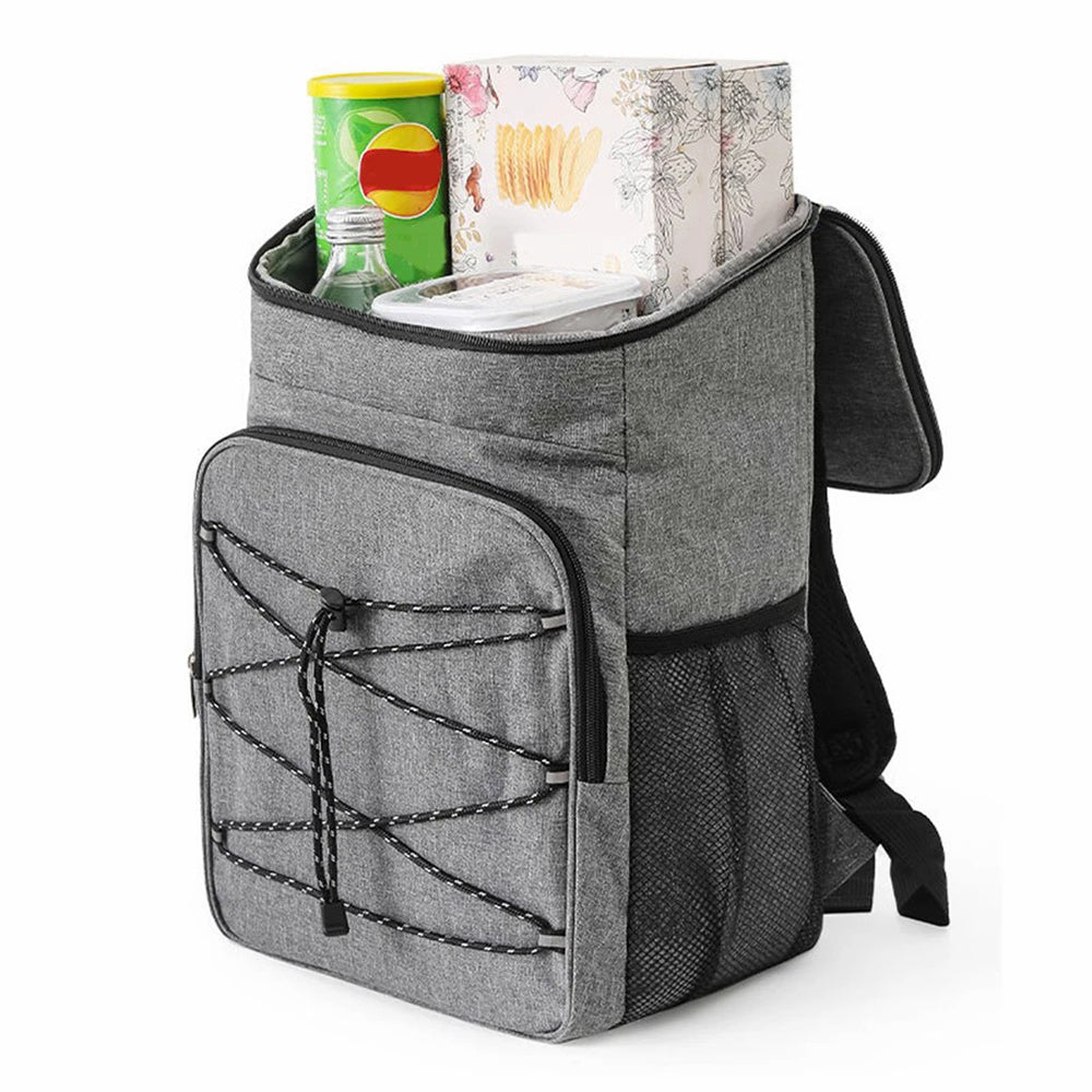 8088 Large Oxford Cloth Picnic Backpack Thermal Lunch Box Storage Bag