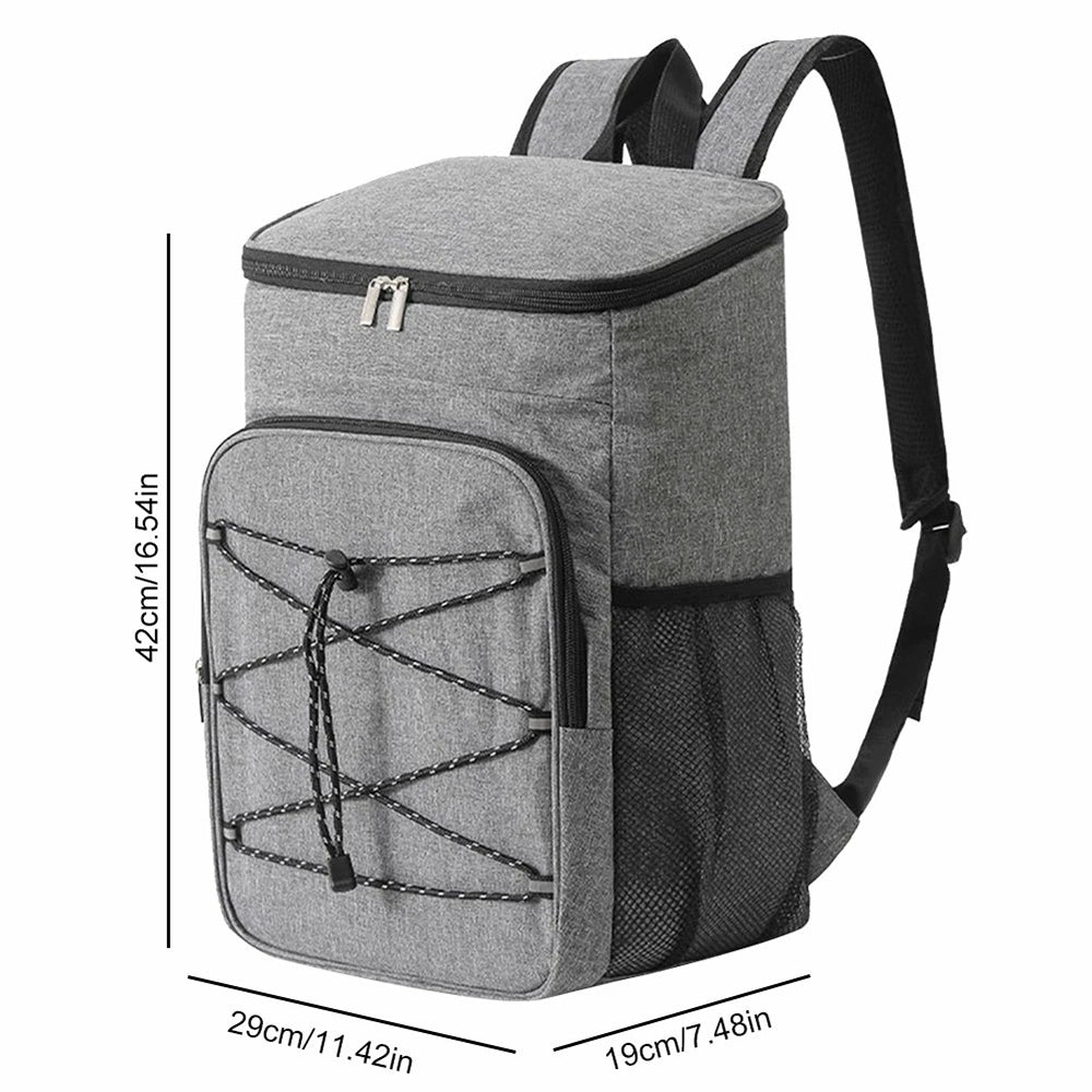 8088 Large Oxford Cloth Picnic Backpack Thermal Lunch Box Storage Bag