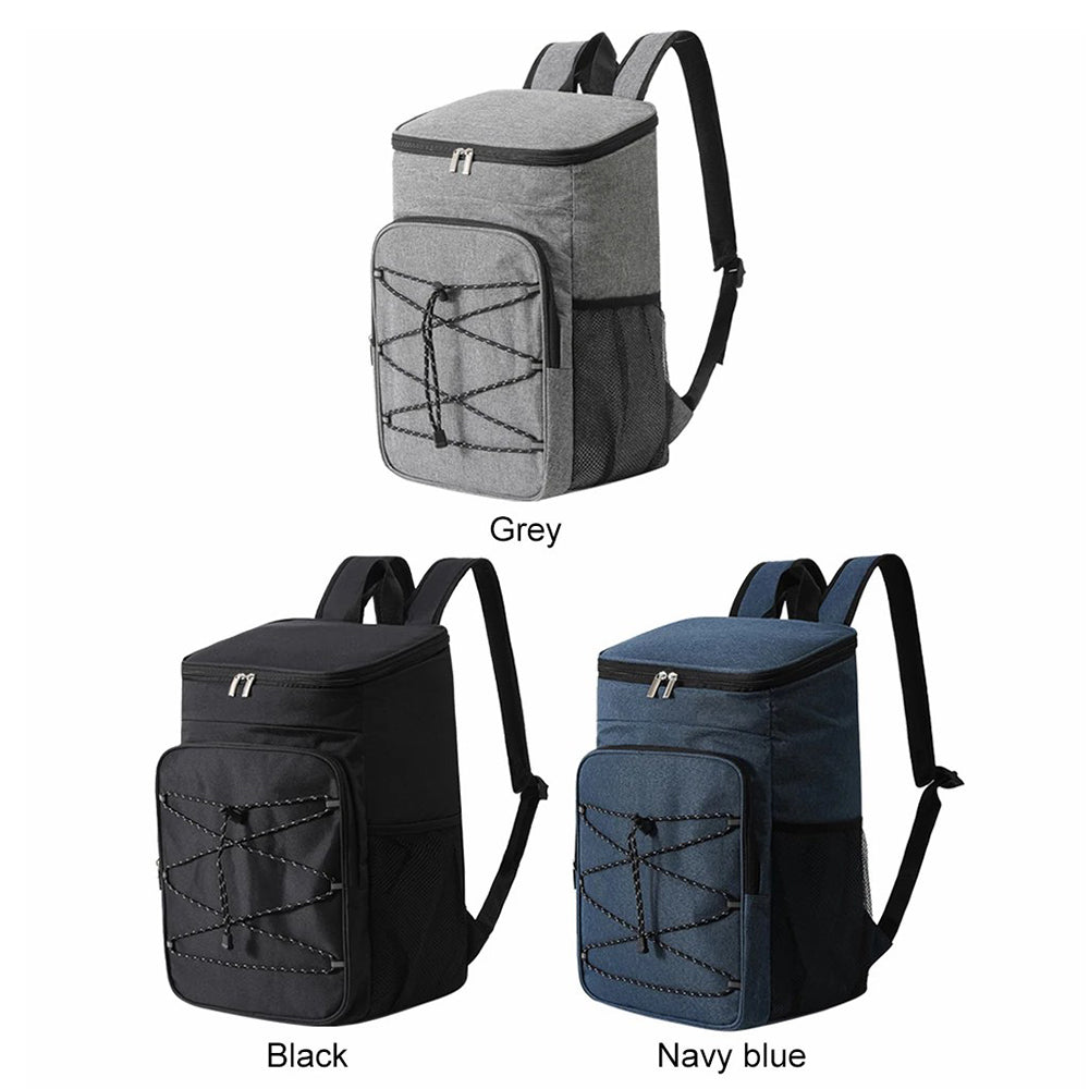 8088 Large Oxford Cloth Picnic Backpack Thermal Lunch Box Storage Bag