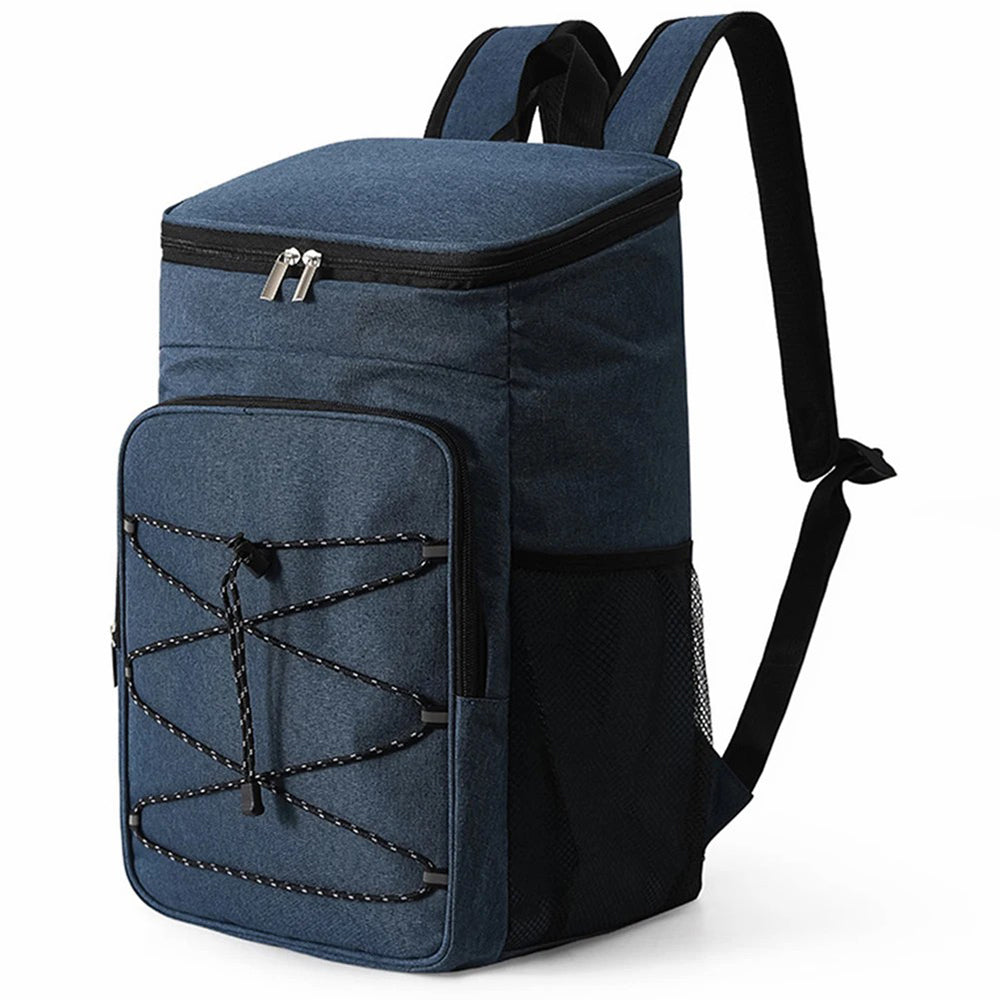 8088 Large Oxford Cloth Picnic Backpack Thermal Lunch Box Storage Bag