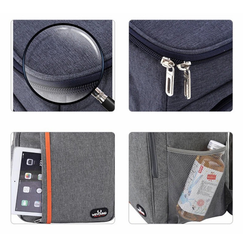 WEYOUNG B-806 Outdoor Picnic Backpack Leak-proof Insulated Lunch Box Storage Bag
