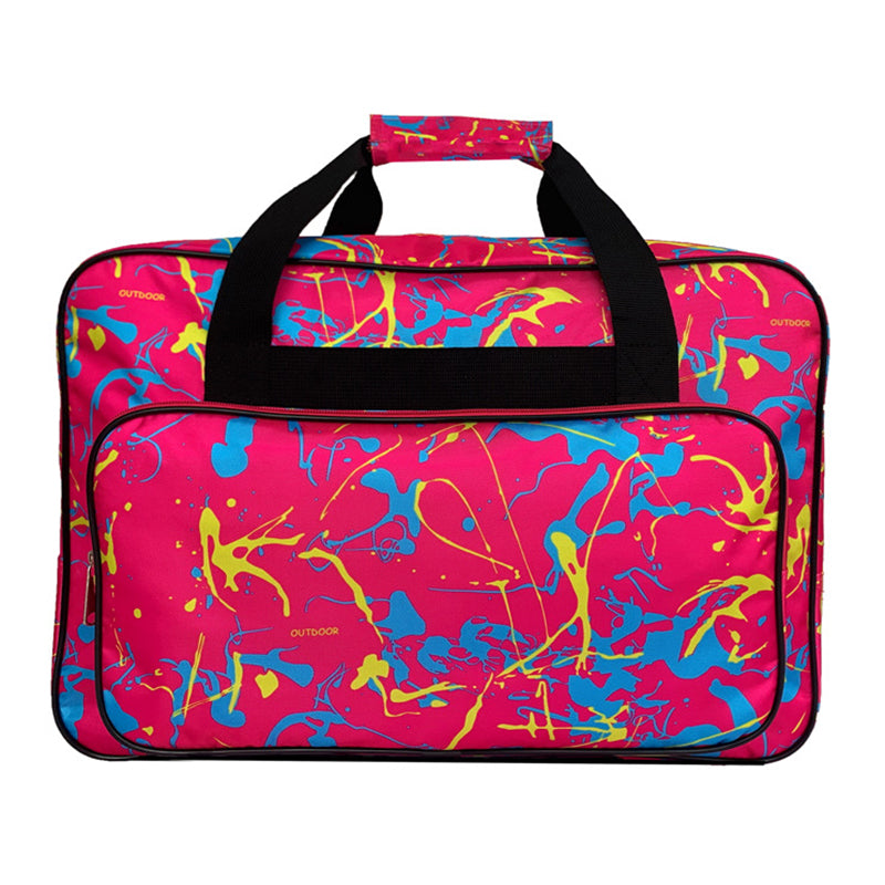 Sports Duffel Bag Large Capacity Nylon Travel Weekend Bag Handbag with Pencil Pouch