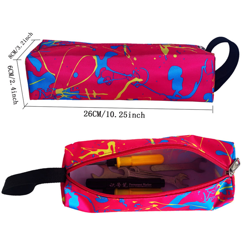 Sports Duffel Bag Large Capacity Nylon Travel Weekend Bag Handbag with Pencil Pouch