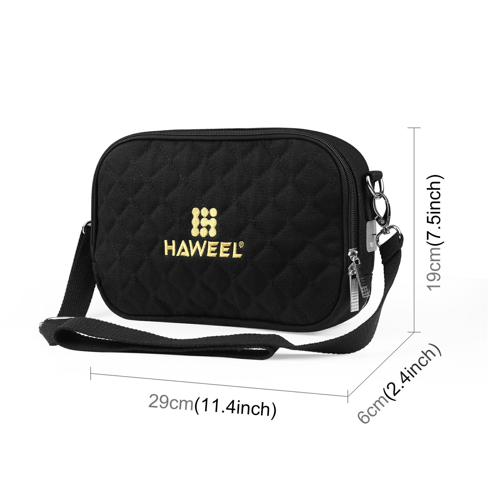 HAWEEL HWL2133 Crossbody Shoulder Bag Heating Hand Warmer Bag Storage Bag for Phone Power Stand