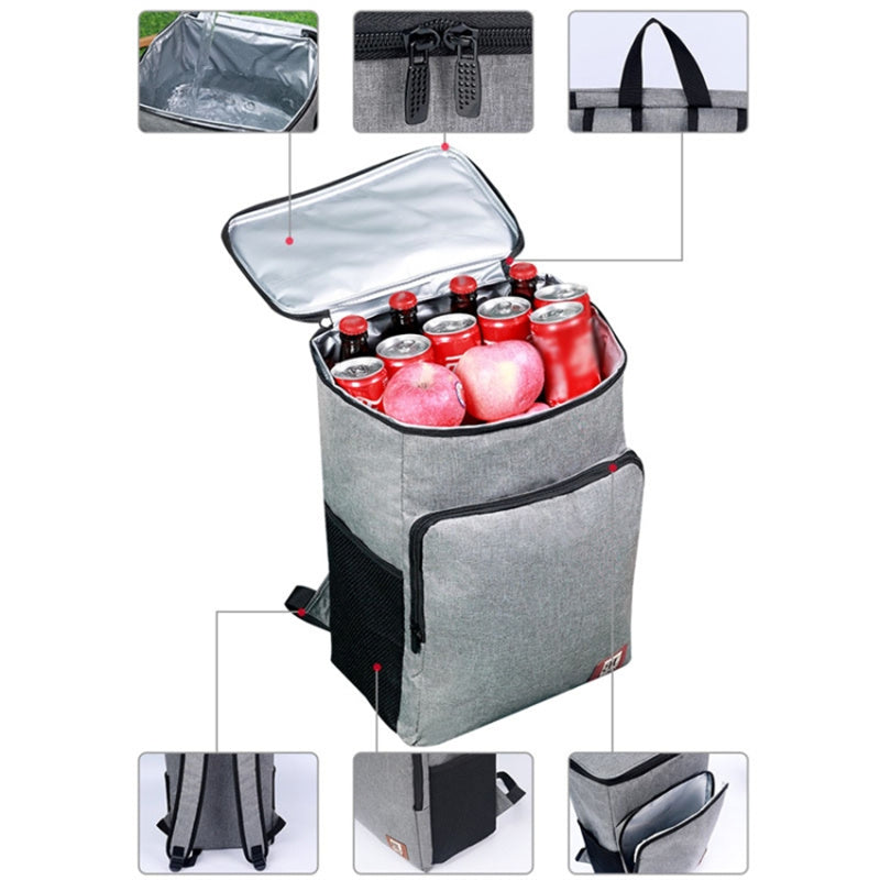 Outdoor Camping Cooler Backpack Waterproof Travel Beer Bag Storage Organizer