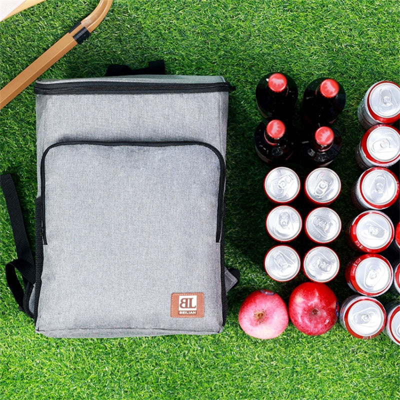 Outdoor Camping Cooler Backpack Waterproof Travel Beer Bag Storage Organizer