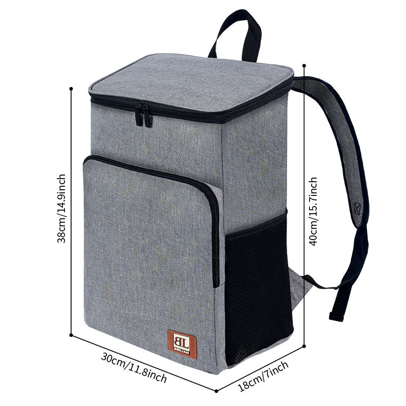Outdoor Camping Cooler Backpack Waterproof Travel Beer Bag Storage Organizer