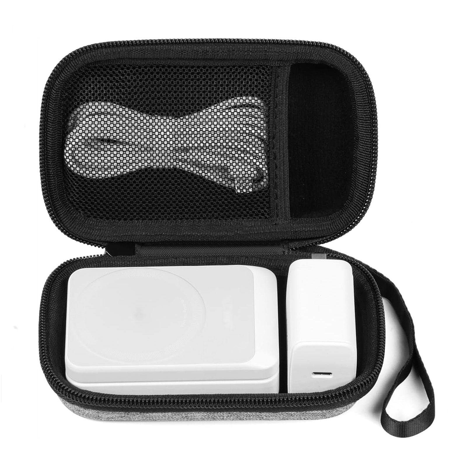For Anker MagGo Magnetic Portable Charger Carrying Case Nylon+EVA Storage Holder Bag