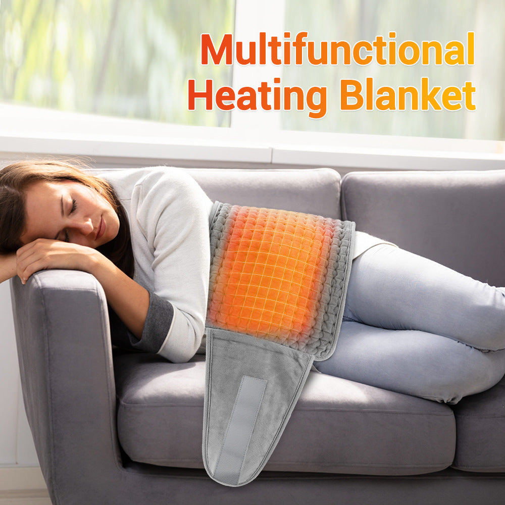 Fluff Heating Pad Cushion Waist Heated Wrap Belt for Back Pain, Women Period Cramps
