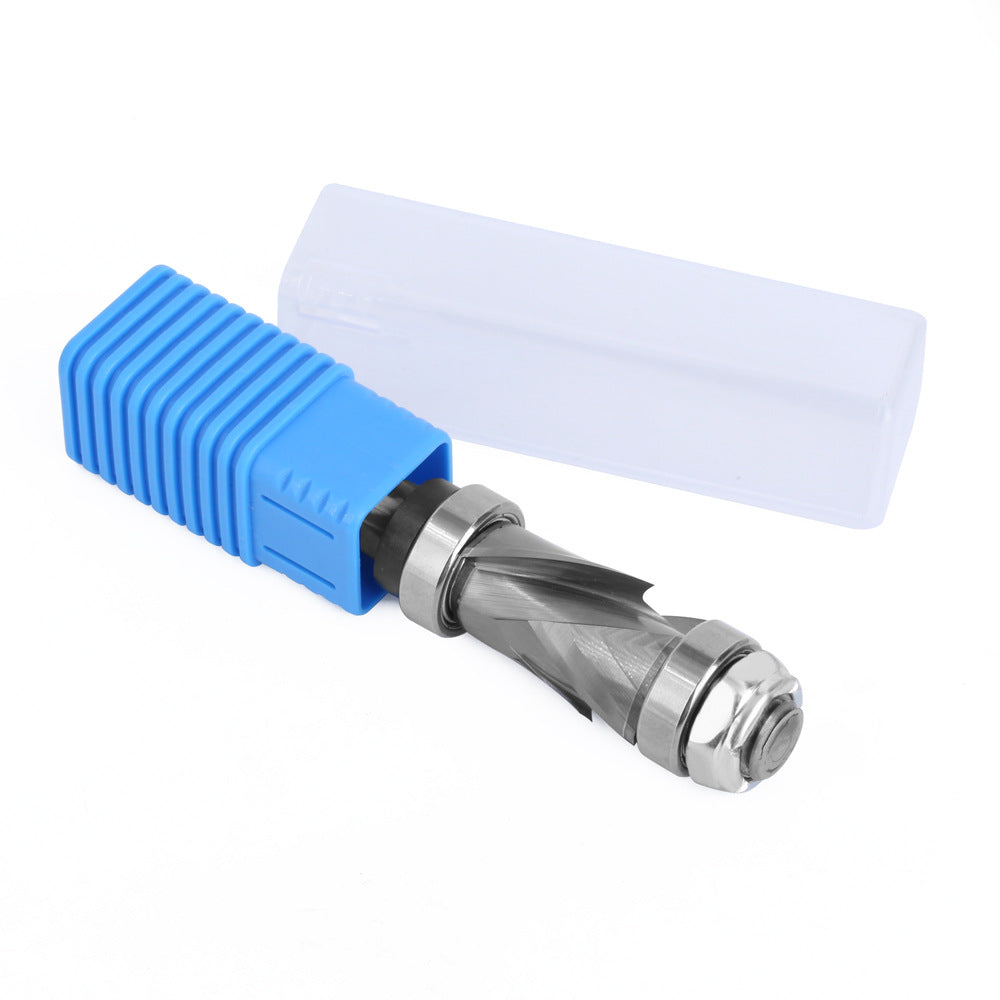 1 / 2 Shank 2+2 Flutes Compression Bit Spiral Trimmer Woodworking Milling Cutter