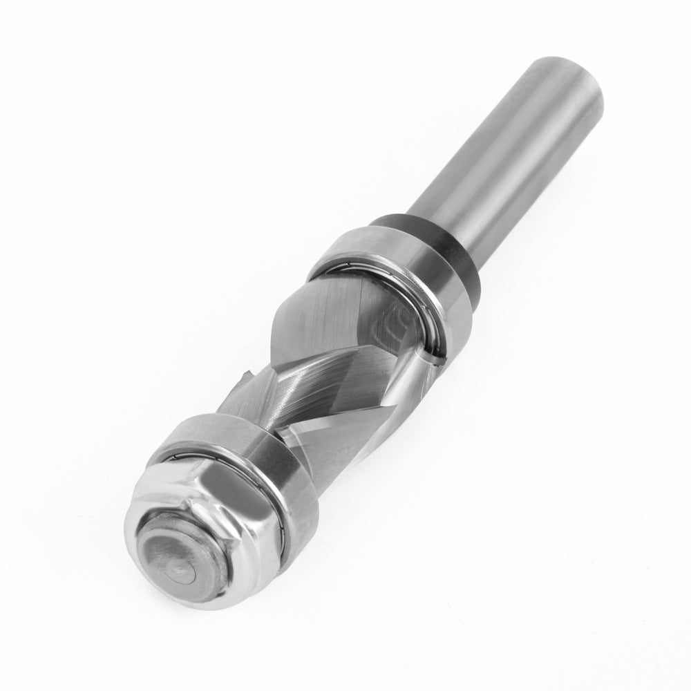 1 / 2 Shank 2+2 Flutes Compression Bit Spiral Trimmer Woodworking Milling Cutter