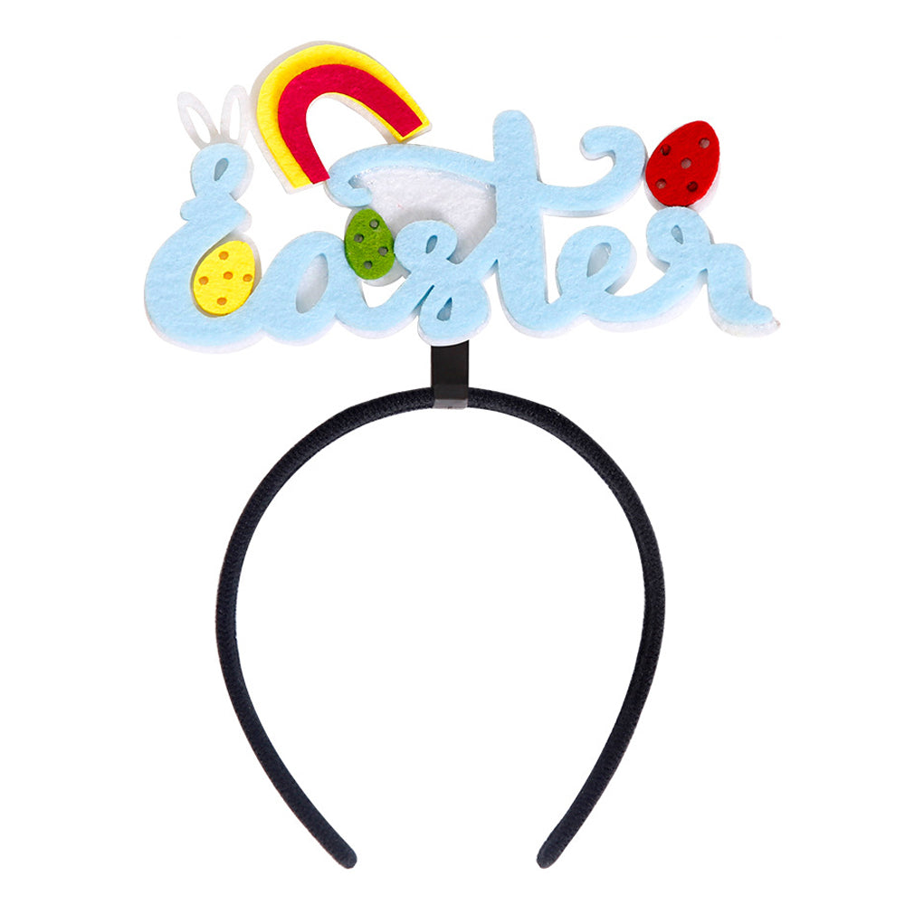 2Pcs Happy Easter Hair Hoop Bunny Carrot Eggs Chick Headband Party Prop