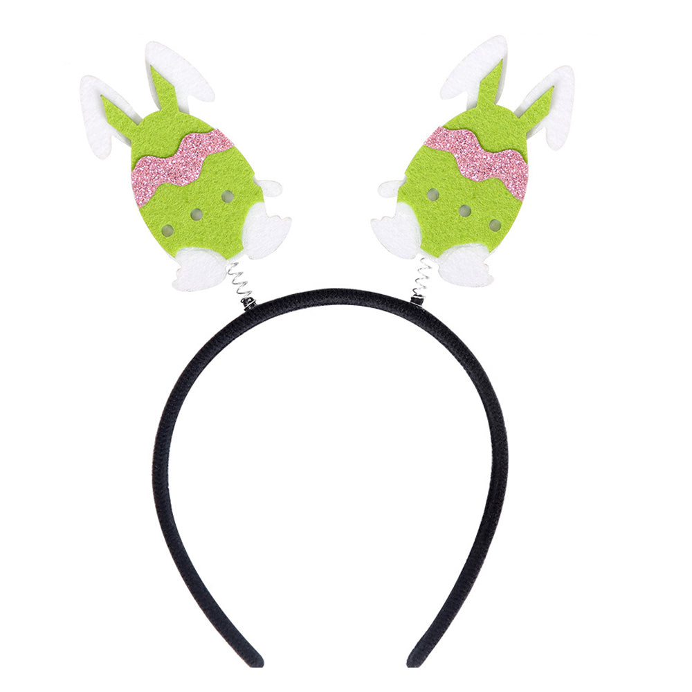 2Pcs Happy Easter Hair Hoop Bunny Carrot Eggs Chick Headband Party Prop