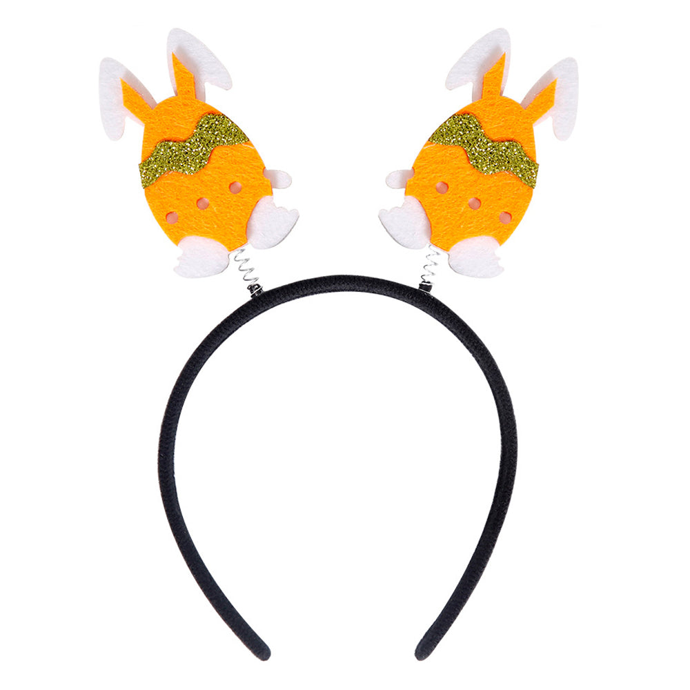 2Pcs Happy Easter Hair Hoop Bunny Carrot Eggs Chick Headband Party Prop