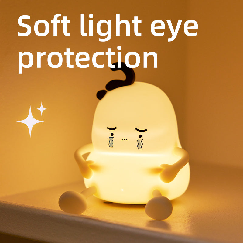 A001 Cute Nursery Light Bedside Lamp Silicone Touch LED Light (CE, FCC, RoHS)