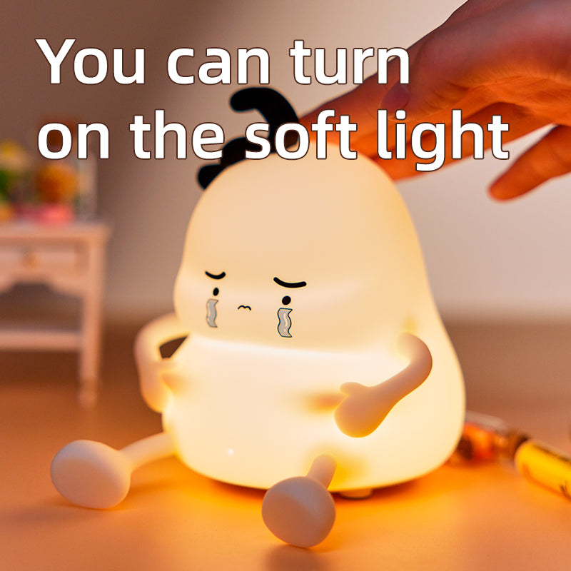 A001 Cute Nursery Light Bedside Lamp Silicone Touch LED Light (CE, FCC, RoHS)