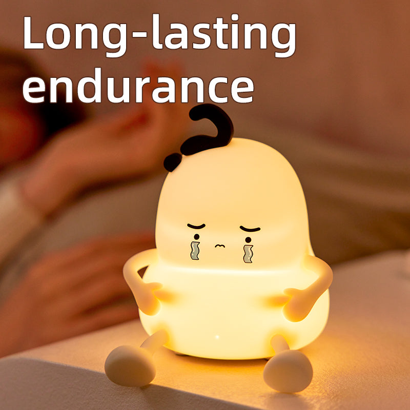 A001 Cute Nursery Light Bedside Lamp Silicone Touch LED Light (CE, FCC, RoHS)