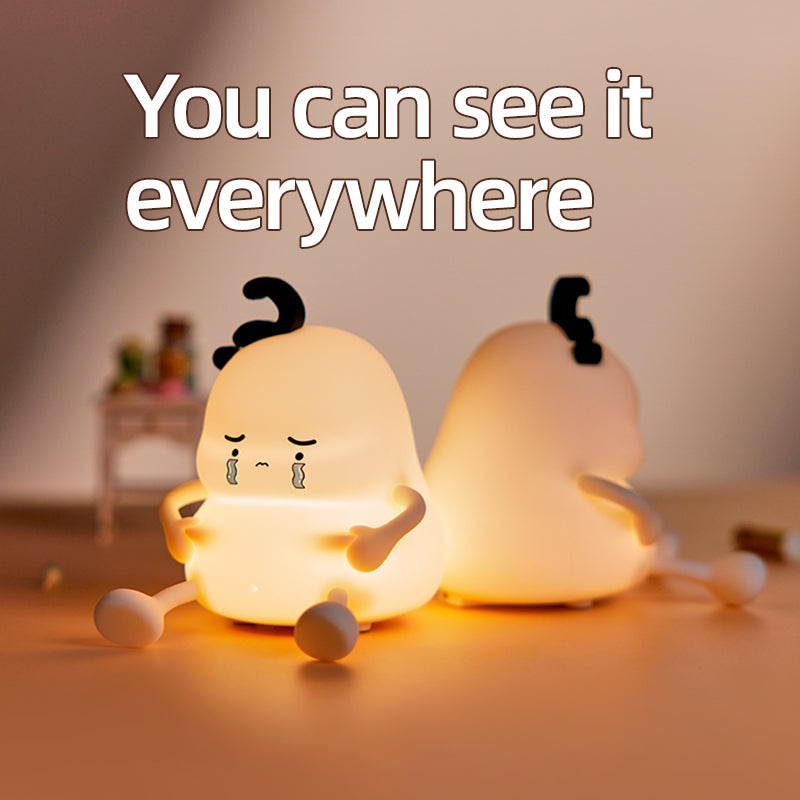 A001 Cute Nursery Light Bedside Lamp Silicone Touch LED Light (CE, FCC, RoHS)