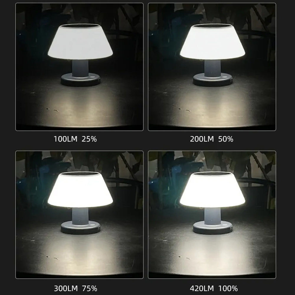 YH1901 Outdoor  Solar Table Lamp Waterproof LED Desk Light Color Temperature 4500K