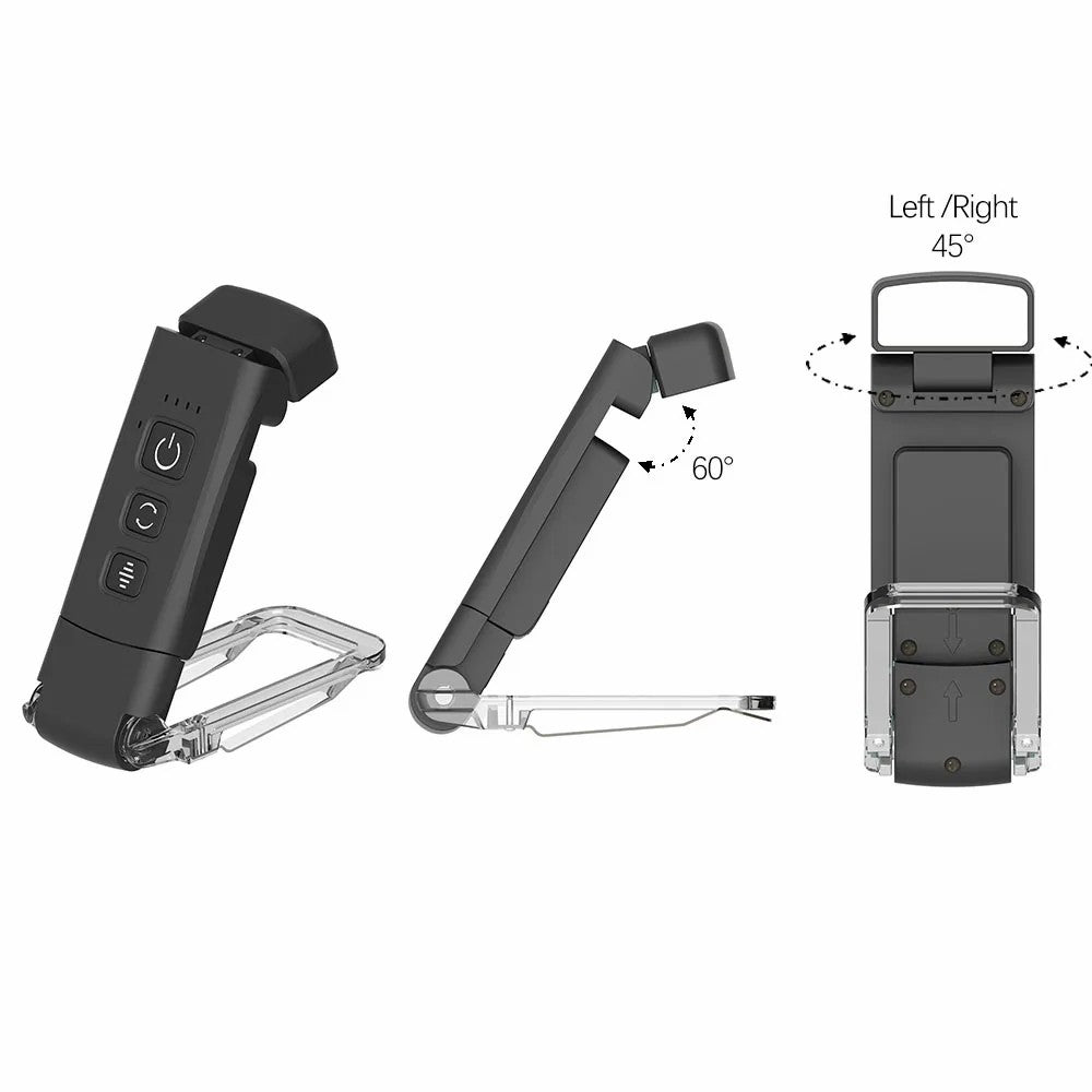 CS-X18 USB Rechargeable Portable Mini Night Light Clip Design Desktop LED Lamp