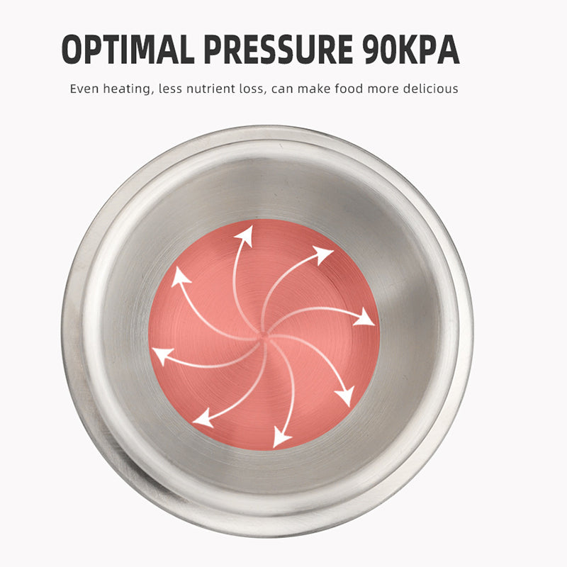 CLS Self-Driving Travel Camping Mini Pressure Cooker 1.2L Portable Pressure Cooker for 1~2 People (No FDA Certification, BPA Free)