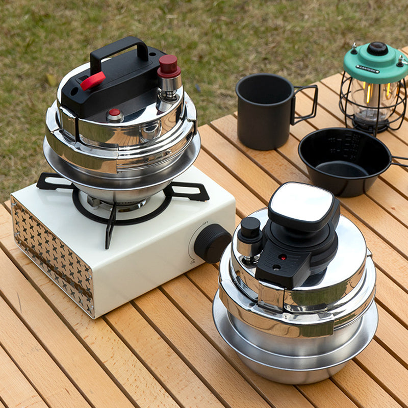 CLS Self-Driving Travel Camping Mini Pressure Cooker 1.2L Portable Pressure Cooker for 1~2 People (No FDA Certification, BPA Free)
