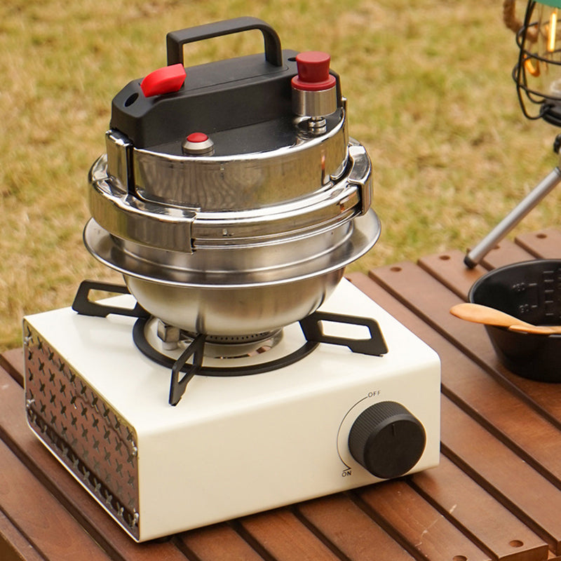 CLS Self-driving Tour Camping Stainless Steel 1.6L Pressure Cooker for 2~4 People (No FDA Certification, BPA Free)