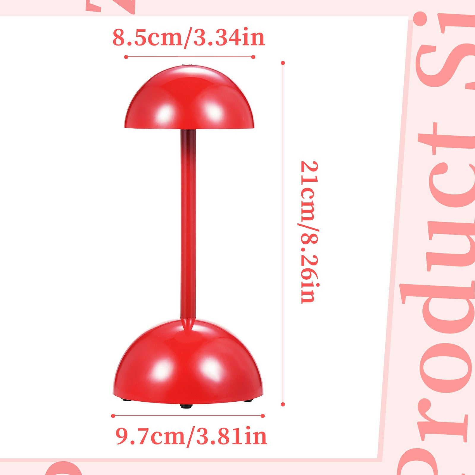 TD-06 Three colors can be switched by touch: white light / warm light / neutral light to create a  Bedside Lamp Mini Battery Operated LED Desk Light