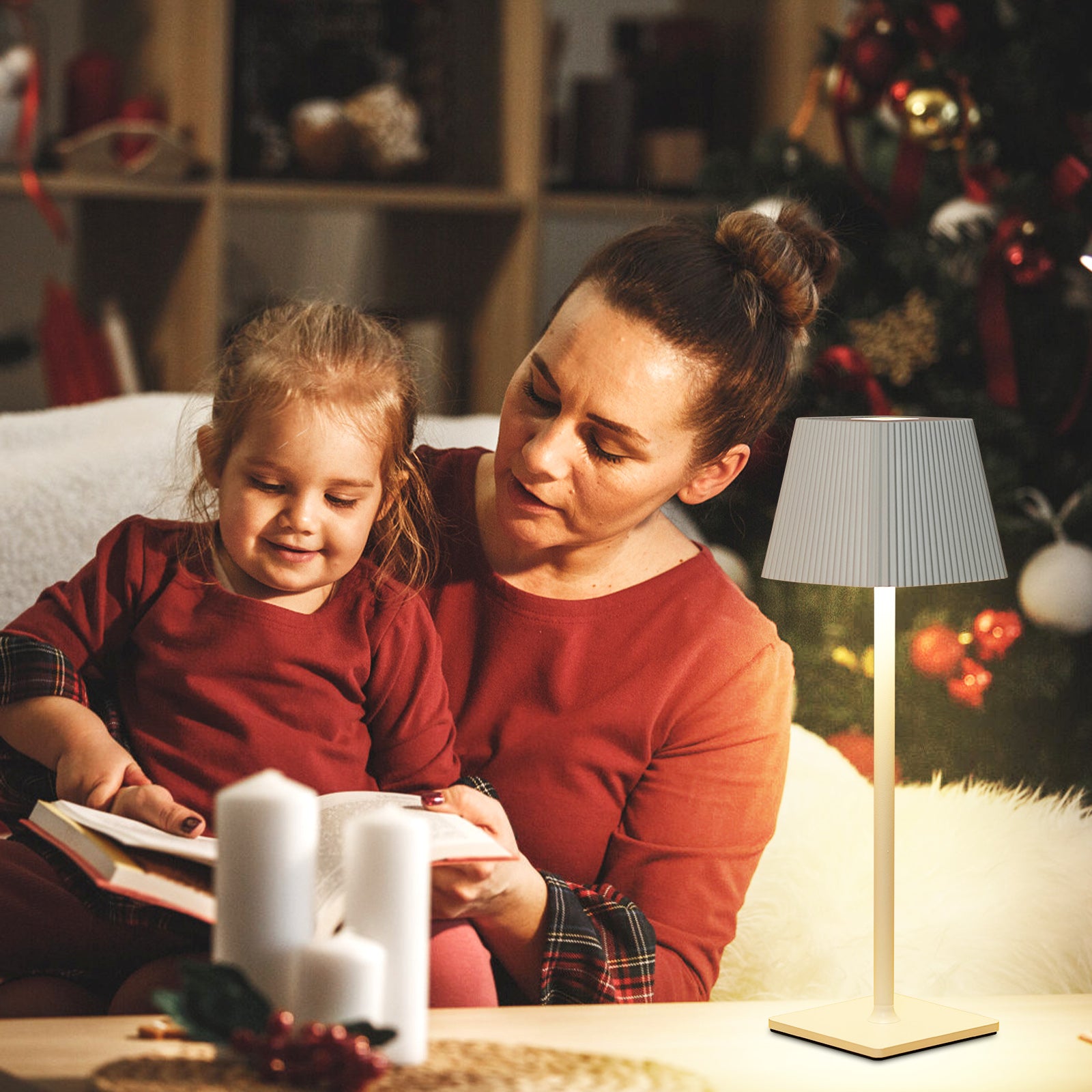 ML-G06 Eye Protection Desk Light Stepless Dimmable Table Lamp, 4000mAh Battery