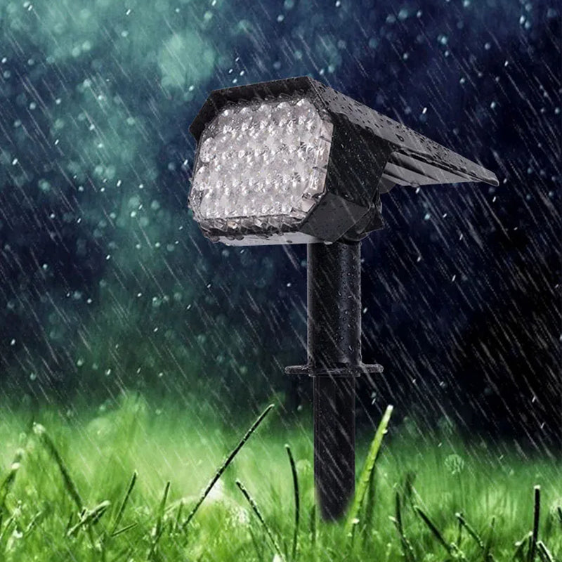 YH0528 4Pcs Solar Powered Landscape Light Lawn Ground Lamp for Outdoor Garden