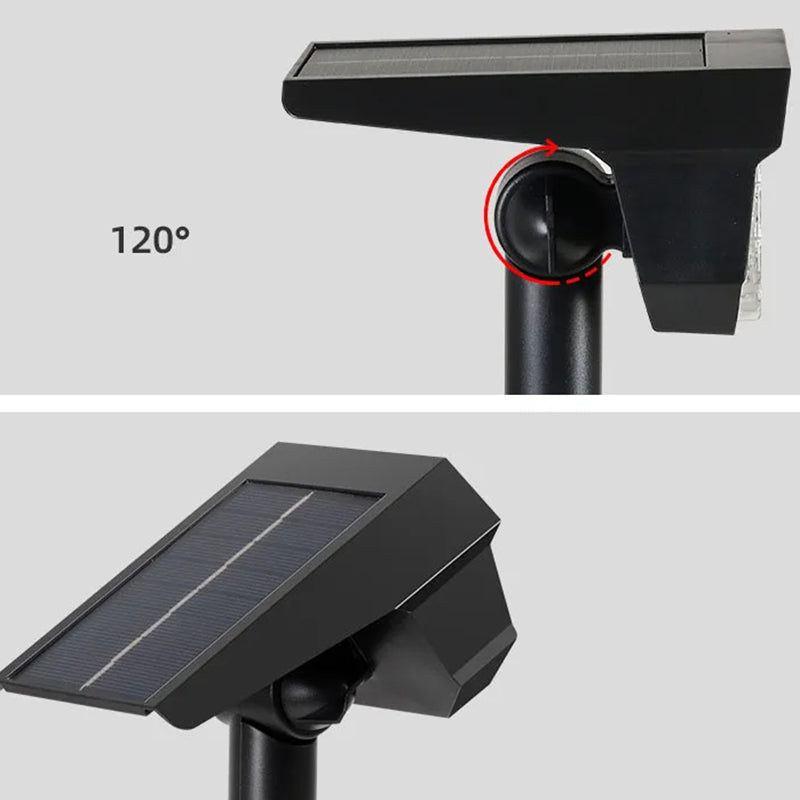 YH0528 4Pcs Solar Powered Landscape Light Lawn Ground Lamp for Outdoor Garden