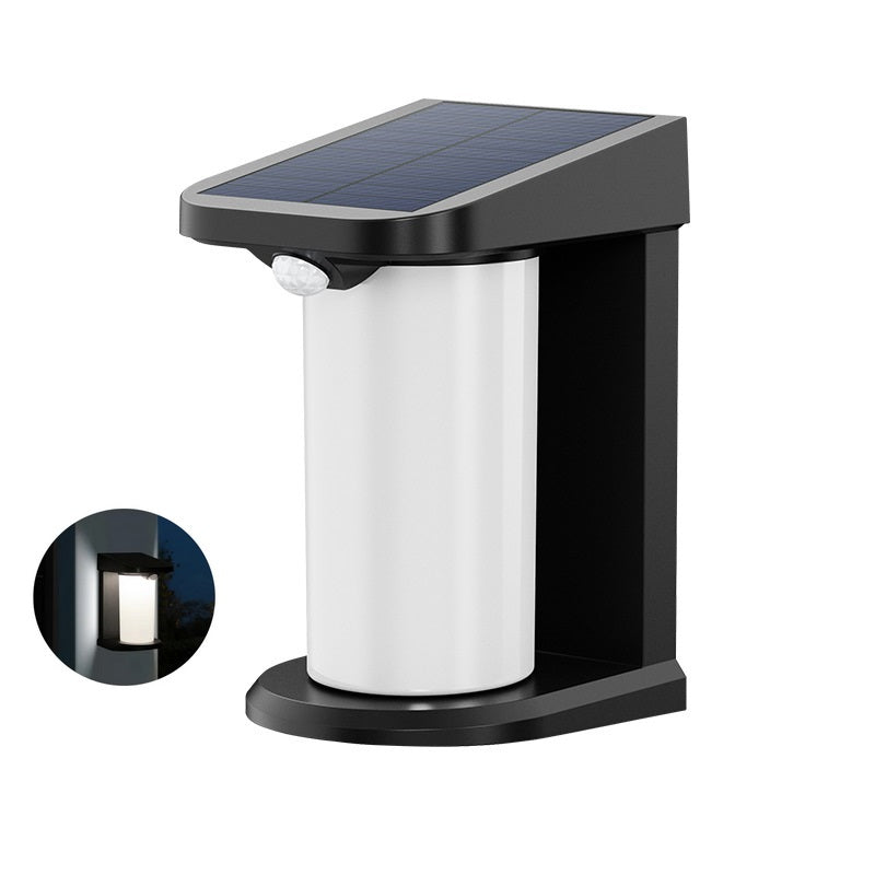 YH0619-PIR Outdoor Solar Motion Sensing Wall Lamp Waterproof Garden Yard Light